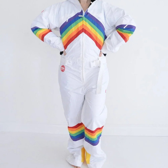 Tipsy Elves Sunrise Shredder One Piece Ski Suit Snowsuit Size L NWT - Picture 2 of 15